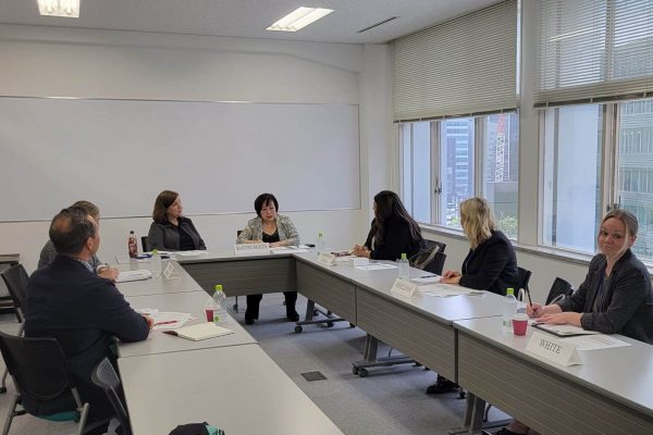 US-Japan aging delegation meets with Deko Katsumata