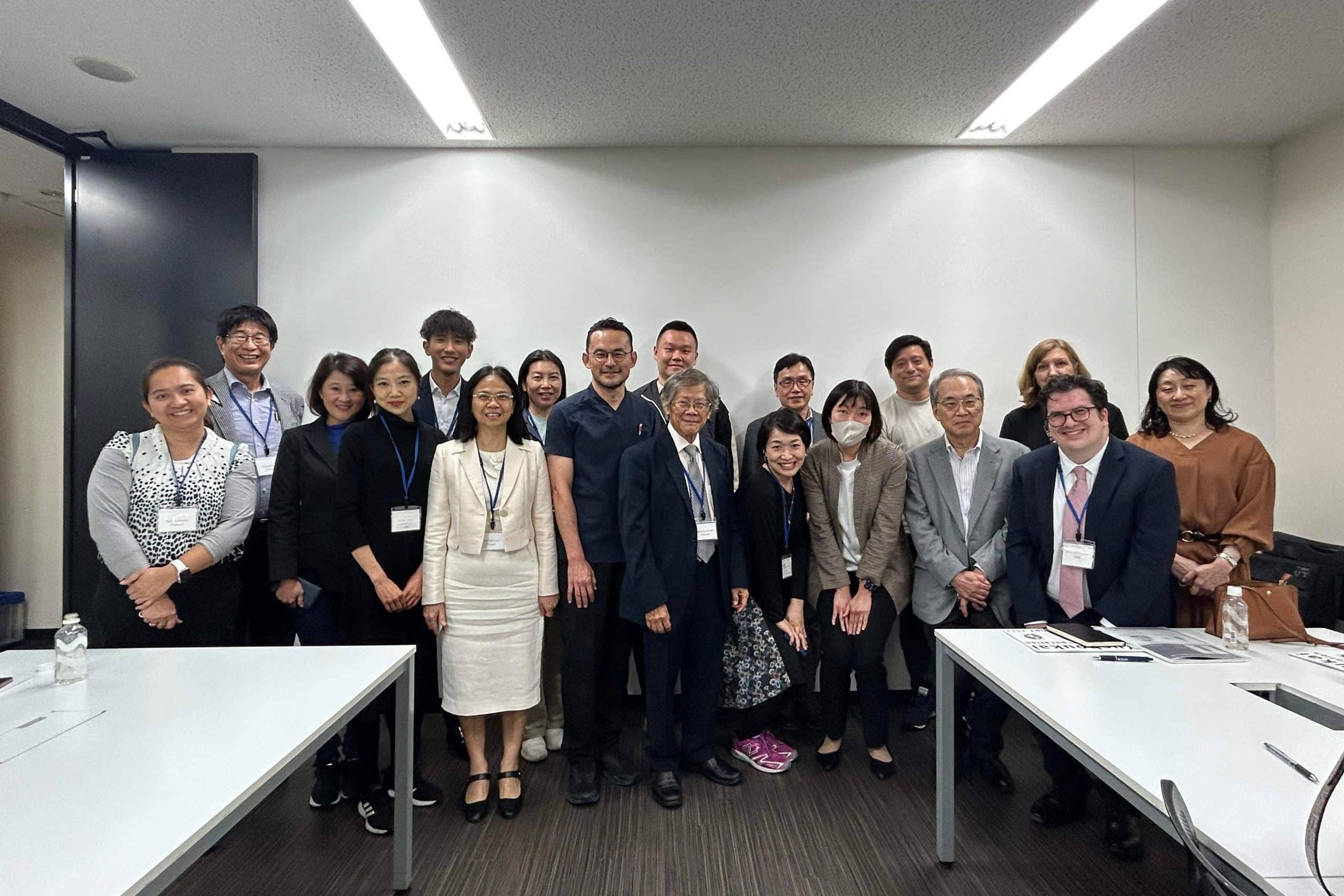 The group meeting with Dr. Jun Sasaki at Medical  Corporation Yushoukai